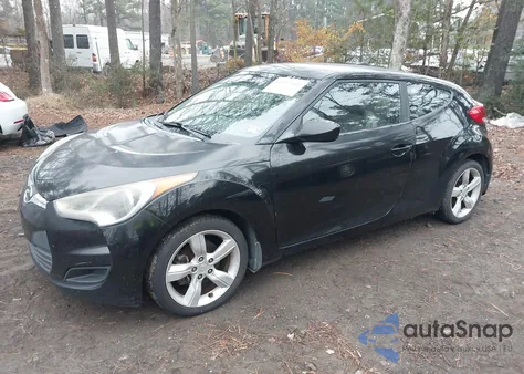 2014 Hyundai Veloster Base W/Gray z USA, uszkodzony, nr VIN KMHTC6AD7EU198743